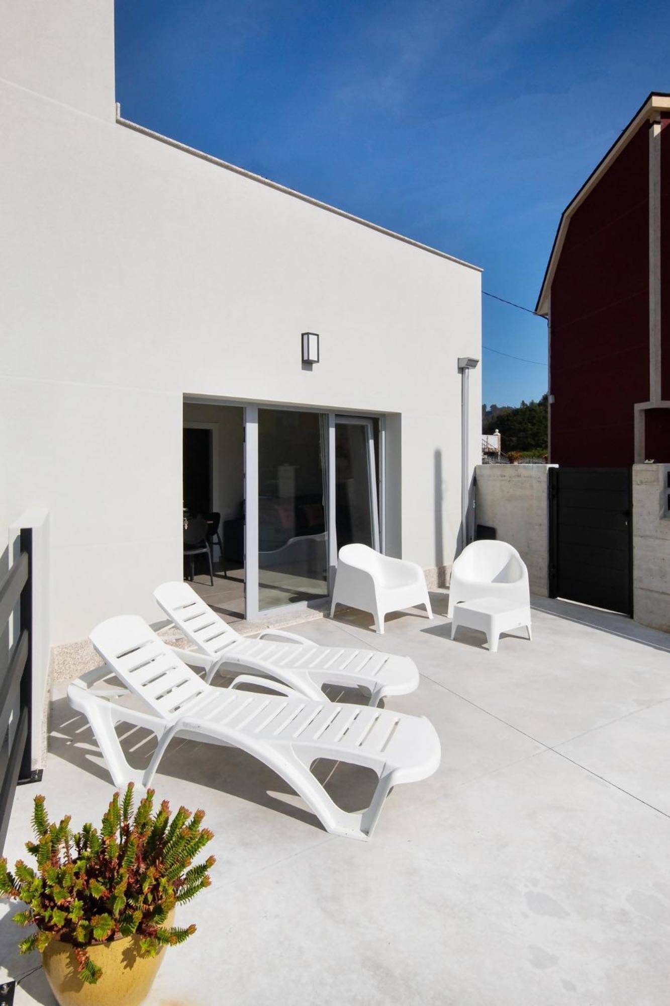 Ag Casa Do Ramon En Playa Razo Con Patio Exterior *
