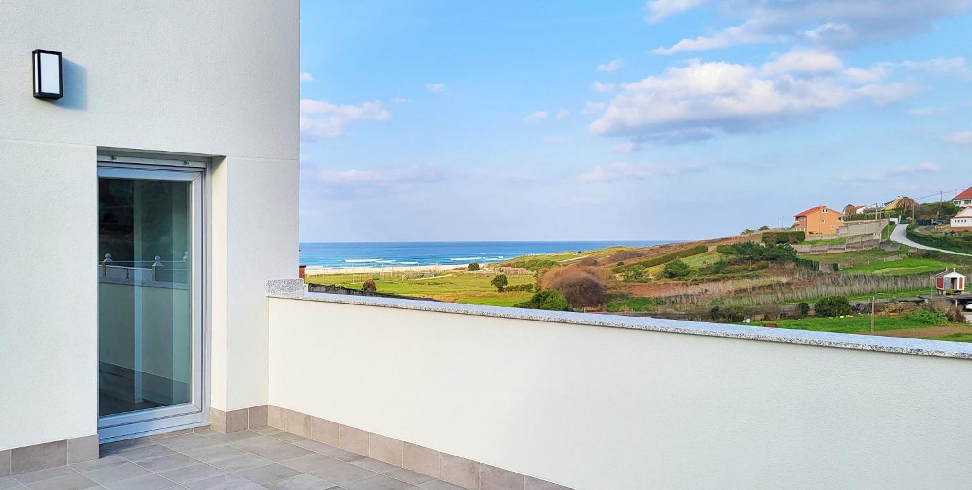 Ag Casa Do Ramon En Playa Razo Con Patio Exterior Apartment