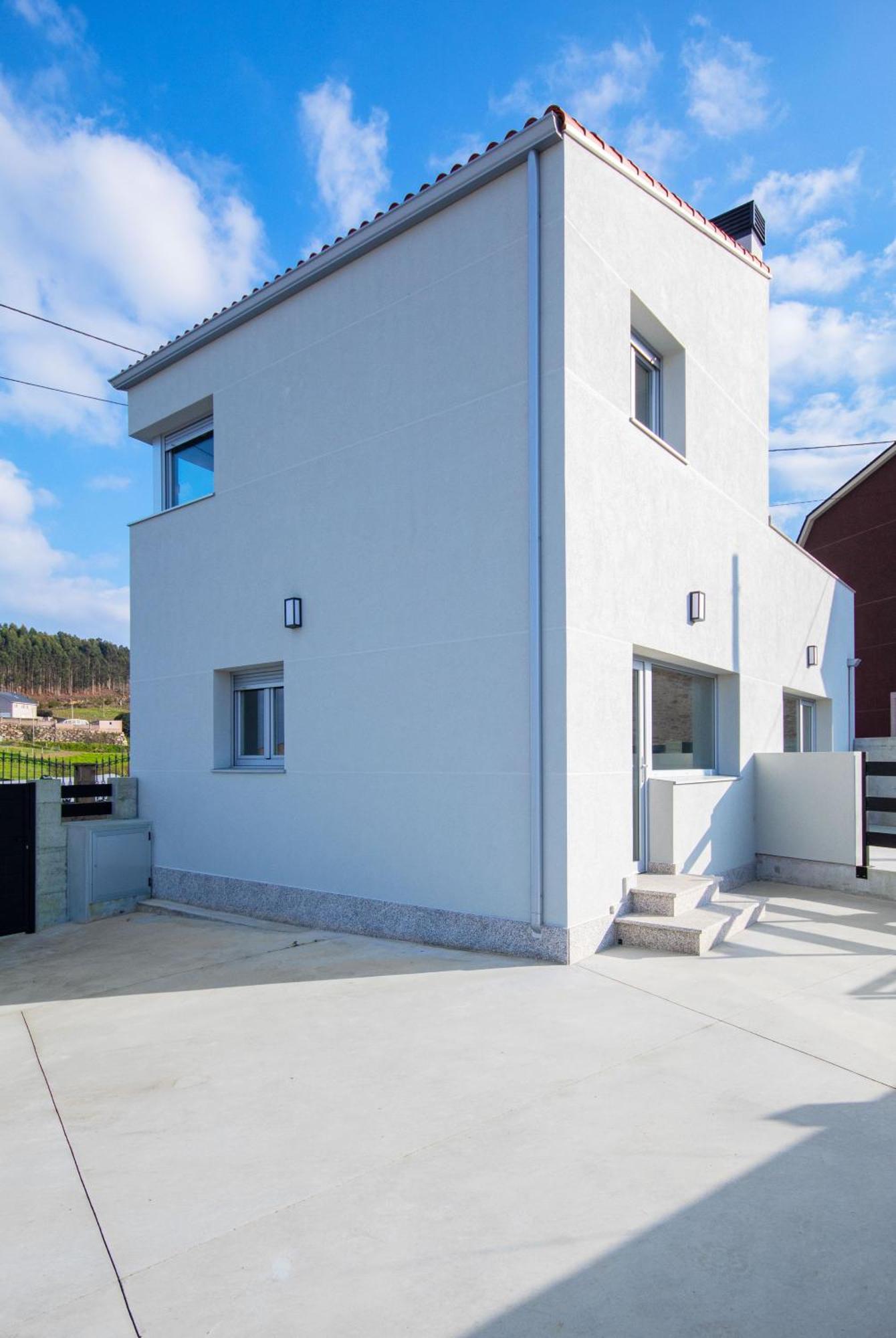 Ag Casa Do Ramon En Playa Razo Con Patio Exterior *